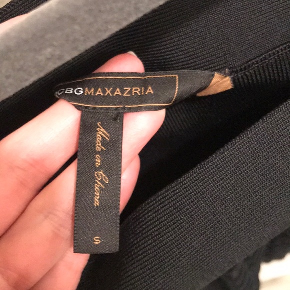 BCBG Black Drop Waist Skirt Small - Picture 3 of 4